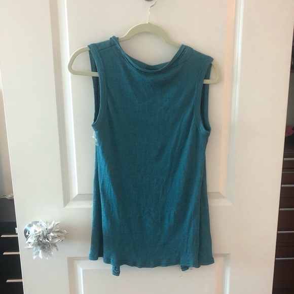 Michael Stars Wrap Green Tie Tunic - Picture 8 of 16